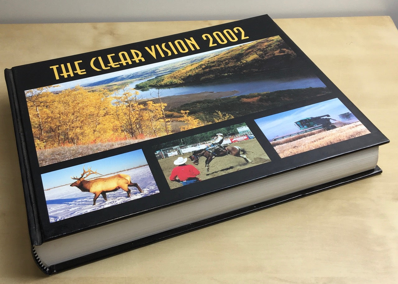 The Clear Vision 2002 Cleardale Fairview Alberta Used History Book