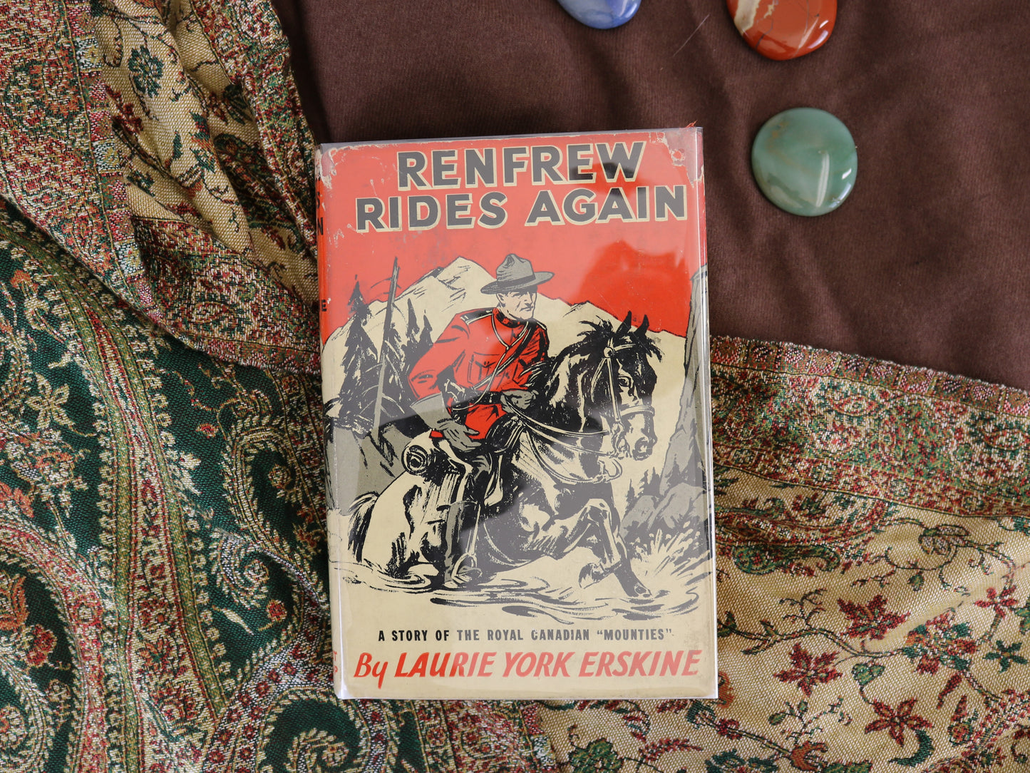 Renfrew Rides Again Laurie York Erskine RCMP Mountie Mounted Police Used Book