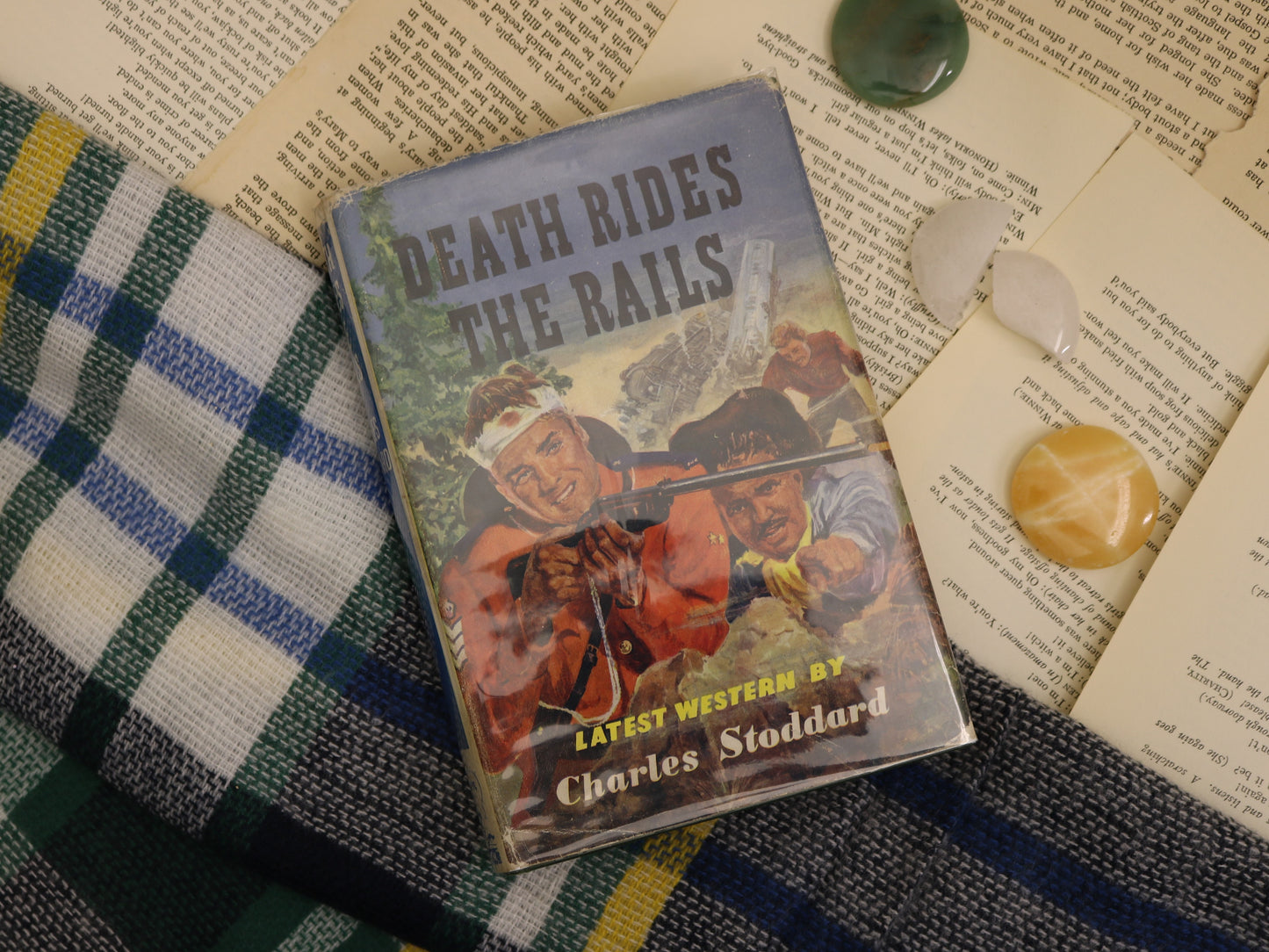 Death Rides the Rails Charles Stoddard RCMP Mountie Fiction Book