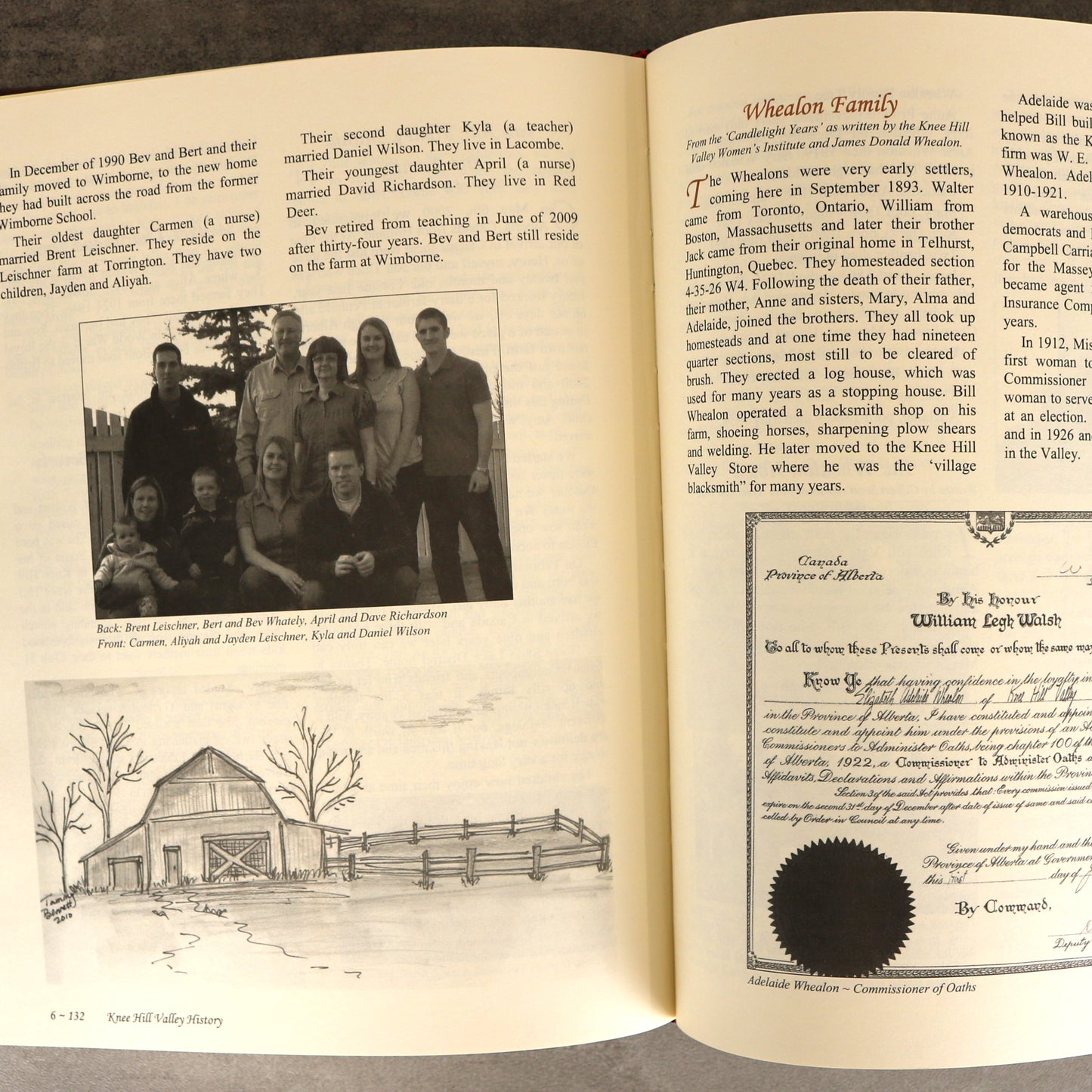 Knee Hill Valley Alberta Canada Local History Used Book