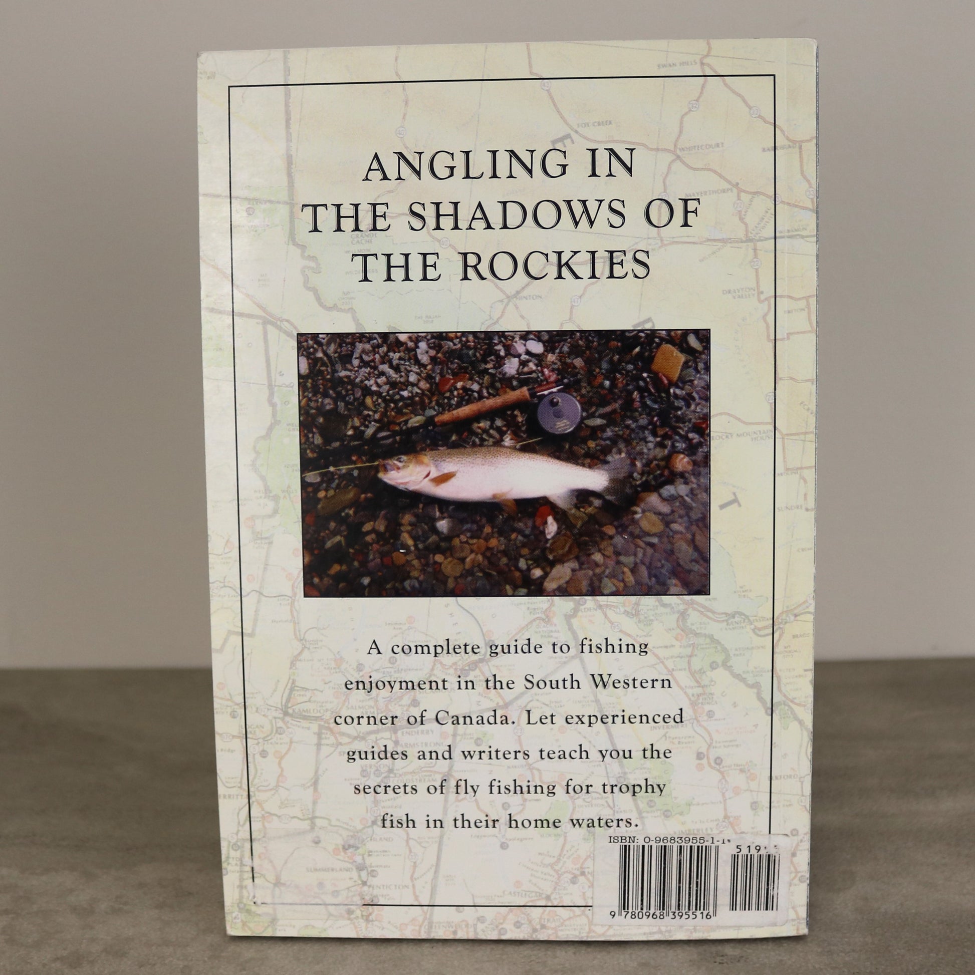 Angling in Shadows of Rockies Fly Fishing Fish Alberta BC Canada Used Book