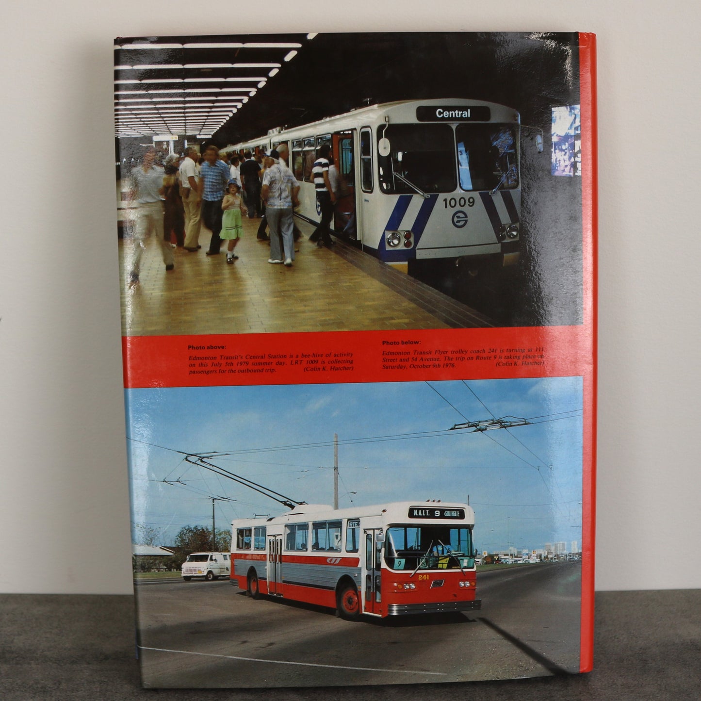 Edmonton Electric Transit Streetcars Trolley Buses Pictorial History Used Book